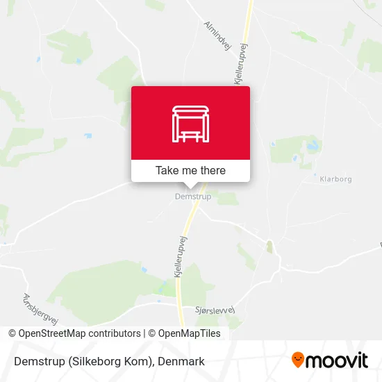 Demstrup (Silkeborg Kom) map