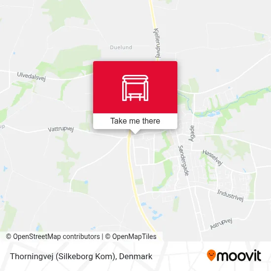 Thorningvej (Silkeborg Kom) map