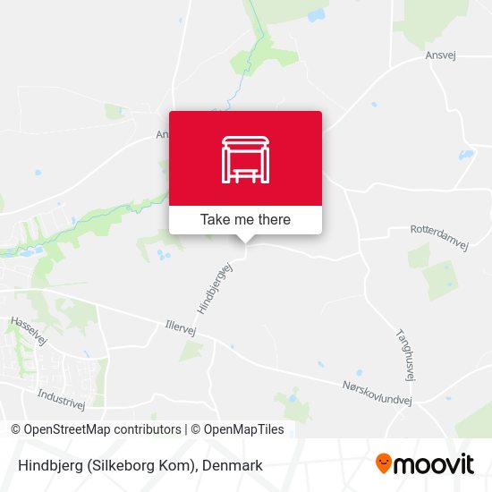 Hindbjerg (Silkeborg Kom) map