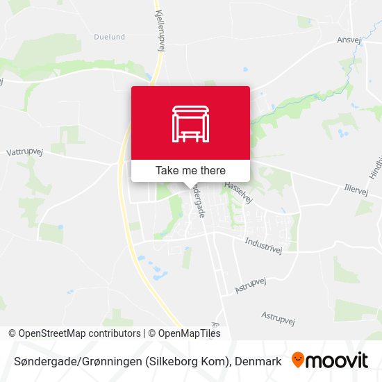 Søndergade / Grønningen (Silkeborg Kom) map