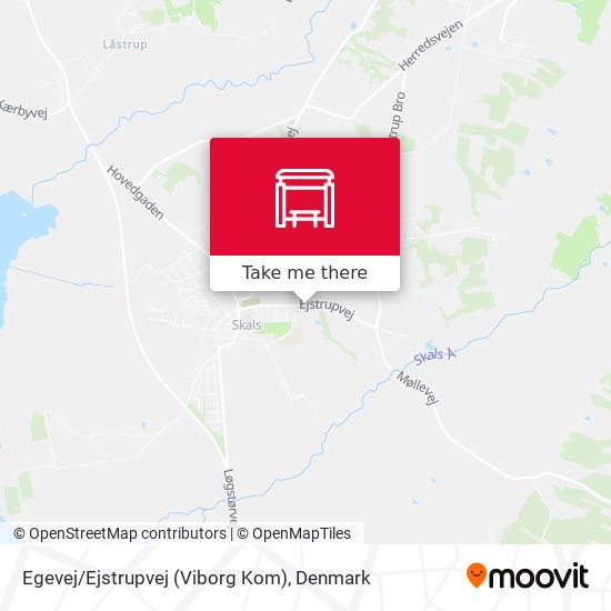 Egevej/Ejstrupvej (Viborg Kom) map