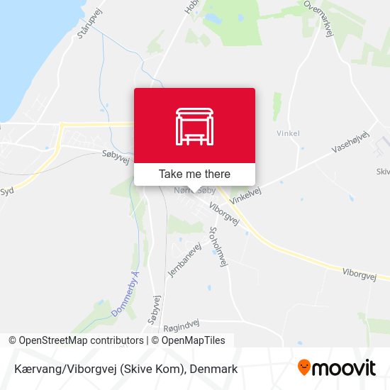 Kærvang/Viborgvej (Skive Kom) map