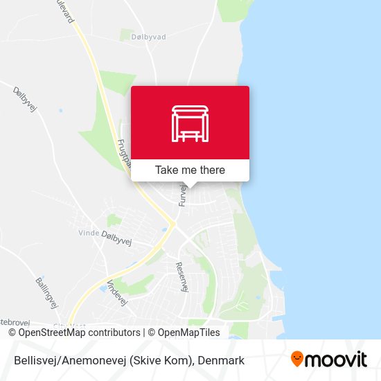 Bellisvej / Anemonevej (Skive Kom) map