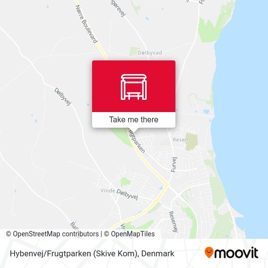 Hybenvej / Frugtparken (Skive Kom) map