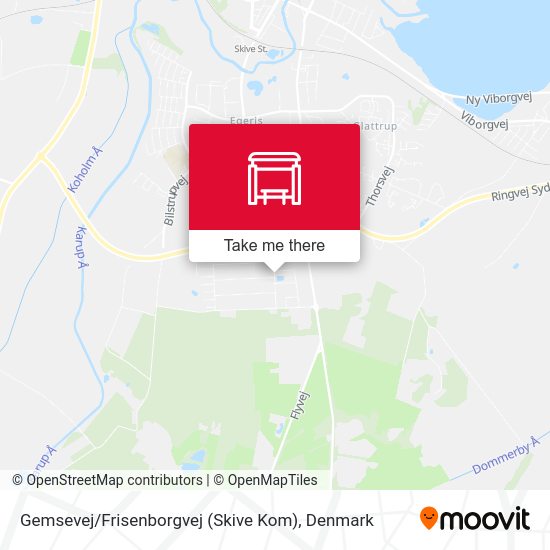 Gemsevej / Frisenborgvej (Skive Kom) map