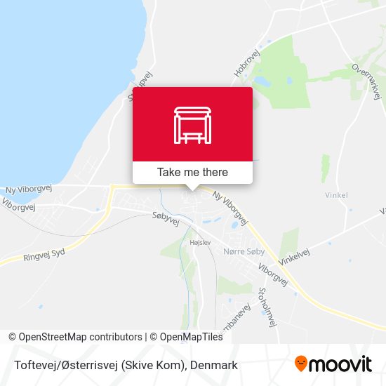 Toftevej / Østerrisvej (Skive Kom) map