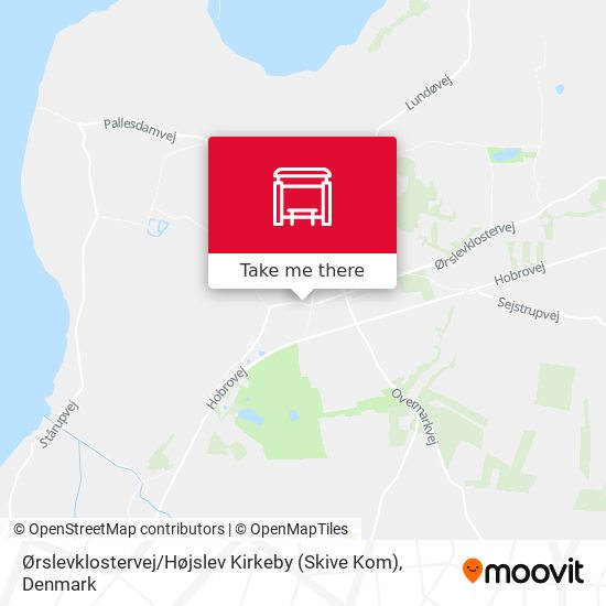 Ørslevklostervej / Højslev Kirkeby (Skive Kom) map