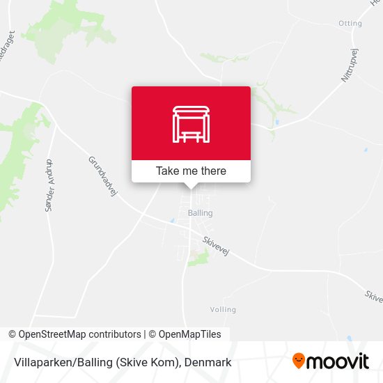 Villaparken / Balling (Skive Kom) map