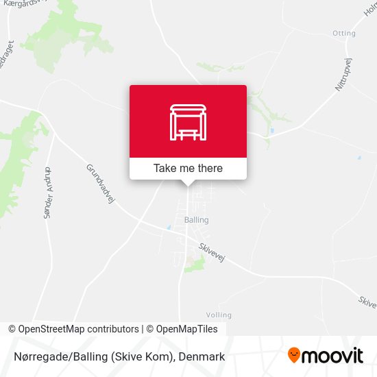 Nørregade/Balling (Skive Kom) map
