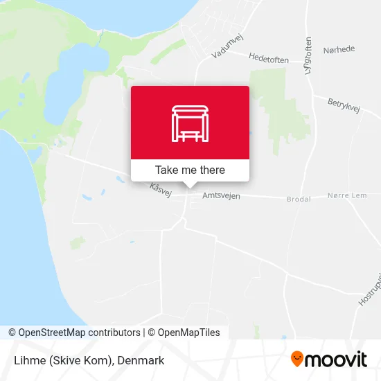 Lihme (Skive Kom) map