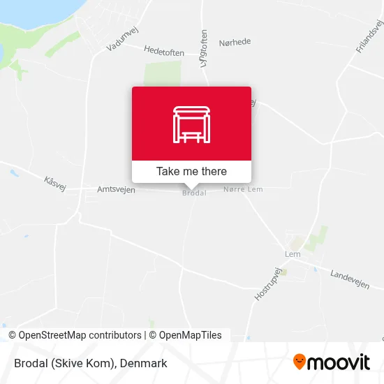 Brodal (Skive Kom) map