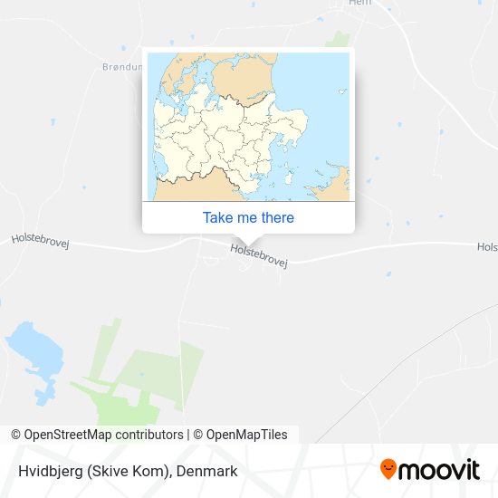 Hvidbjerg (Skive Kom) map