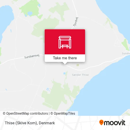 Thise (Skive Kom) map