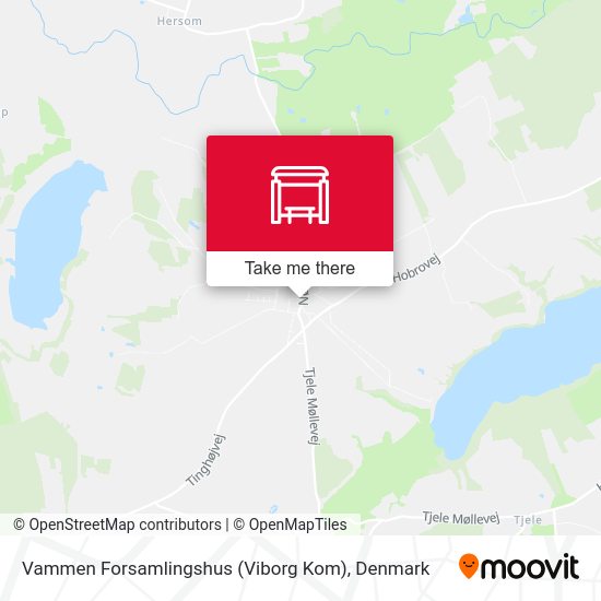 Vammen Forsamlingshus (Viborg Kom) map