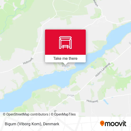 Bigum (Viborg Kom) map