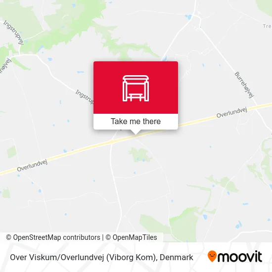 Over Viskum / Overlundvej (Viborg Kom) map