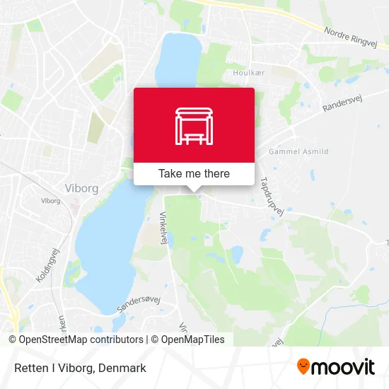Retten I Viborg map