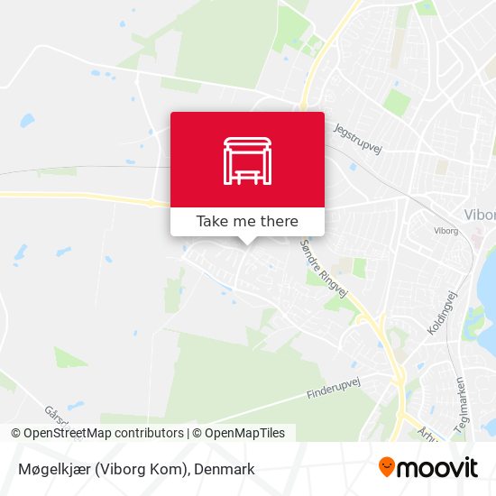 Møgelkjær (Viborg Kom) map