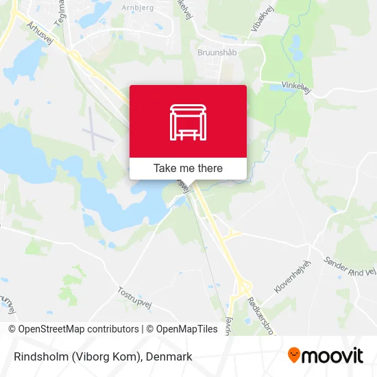 Rindsholm (Viborg Kom) map