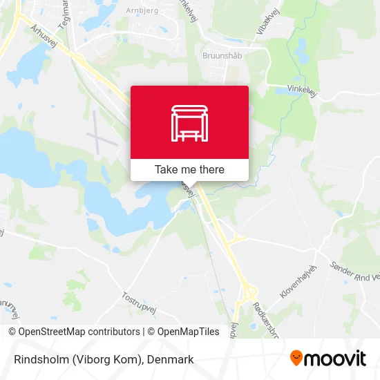 Rindsholm (Viborg Kom) map