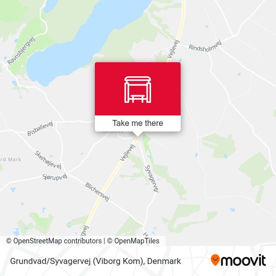 Grundvad / Syvagervej (Viborg Kom) map