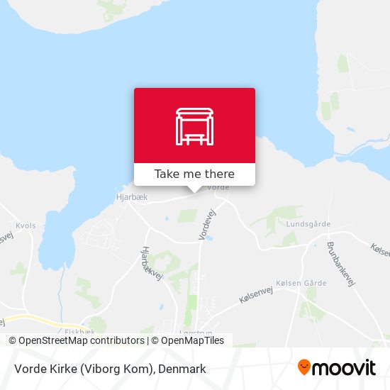 Vorde Kirke (Viborg Kom) map