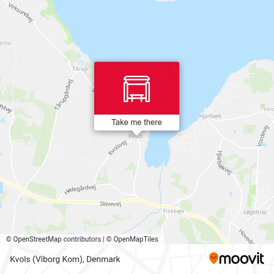 Kvols (Viborg Kom) map