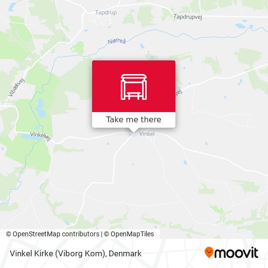 Vinkel Kirke (Viborg Kom) map