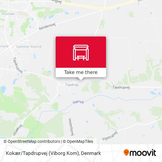 Kokær/Tapdrupvej (Viborg Kom) map