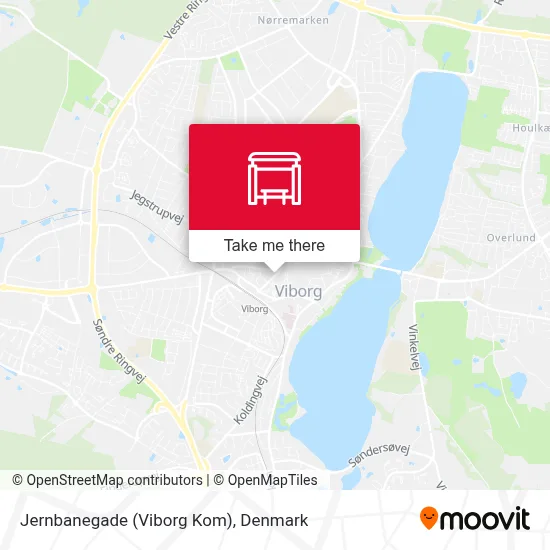 Jernbanegade (Viborg Kom) map