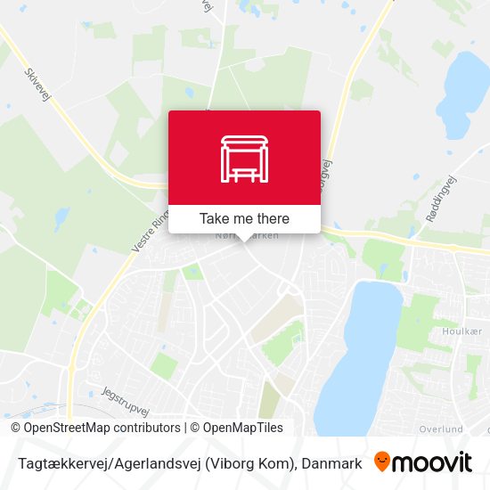 Tagtækkervej / Agerlandsvej (Viborg Kom) map