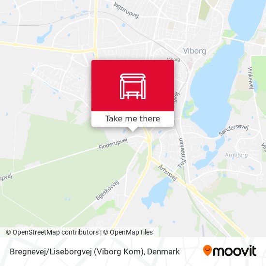 Bregnevej / Liseborgvej (Viborg Kom) map