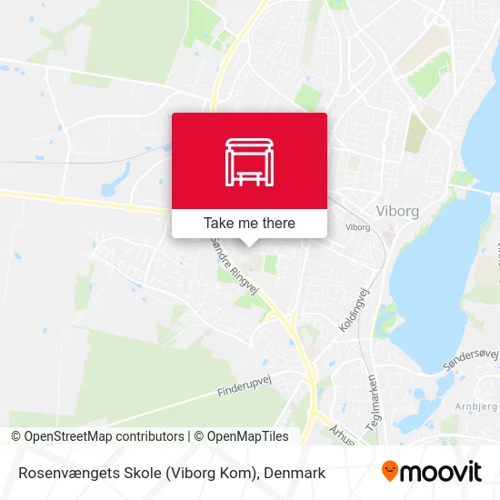 Rosenvængets Skole (Viborg Kom) map