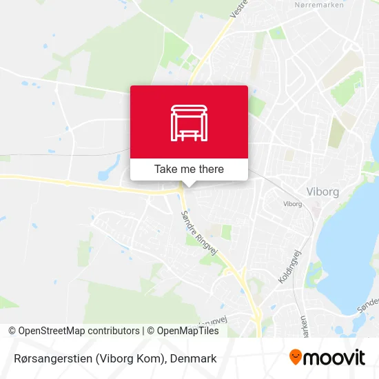 Rørsangerstien (Viborg Kom) map