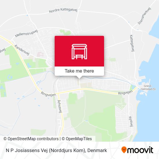 N P Josiassens Vej (Norddjurs Kom) map