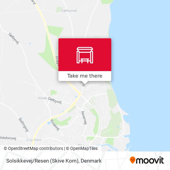 Solsikkevej/Resen (Skive Kom) map