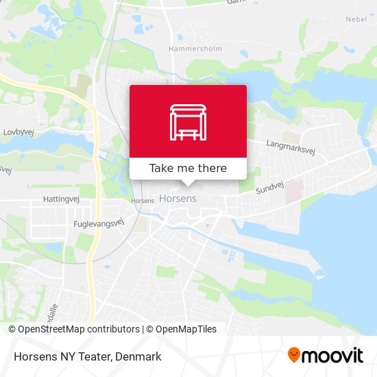 Horsens NY Teater map