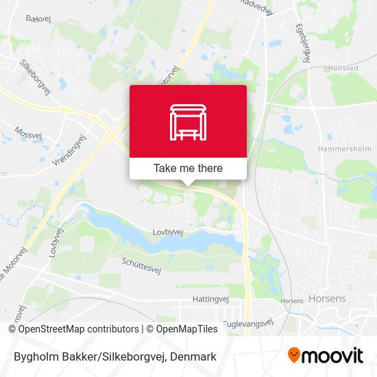 Bygholm Bakker/Silkeborgvej map
