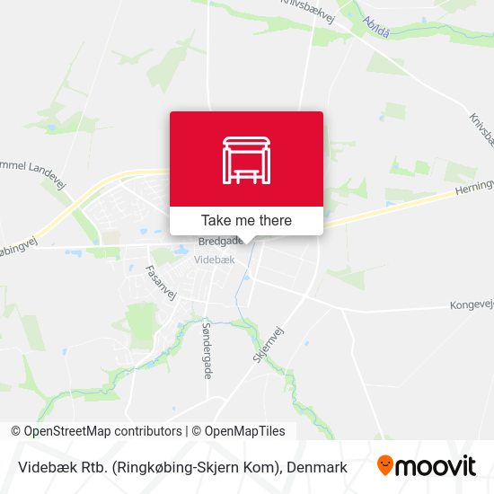 Videbæk Rtb. (Ringkøbing-Skjern Kom) map