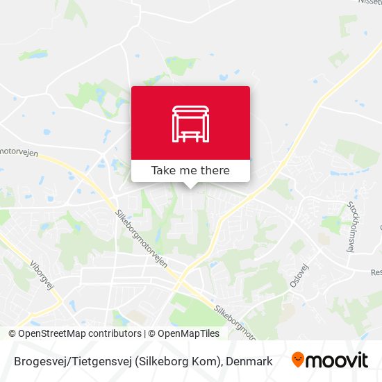 Brogesvej / Tietgensvej (Silkeborg Kom) map