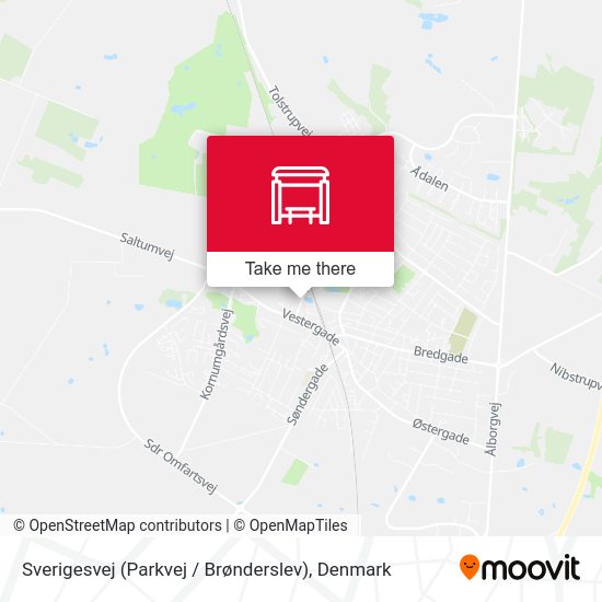 Sverigesvej (Parkvej / Brønderslev) map
