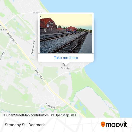 Strandby St. map