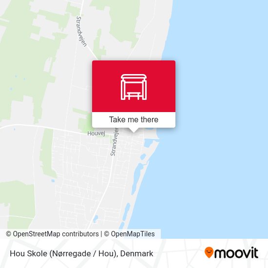 Hou Skole (Nørregade / Hou) map