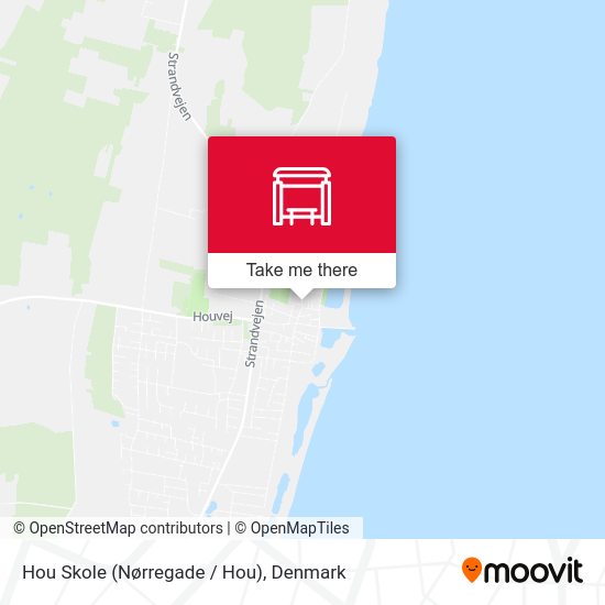 Hou Skole (Nørregade / Hou) map