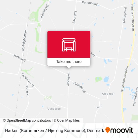 Harken (Kornmarken / Hjørring Kommune) map