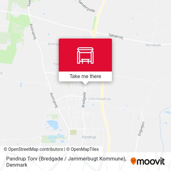Pandrup Torv (Bredgade / Jammerbugt Kommune) map