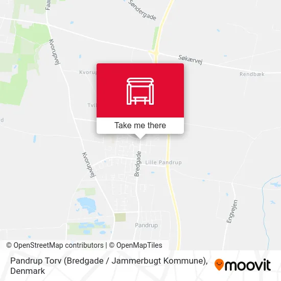 Pandrup Torv (Bredgade / Jammerbugt Kommune) map