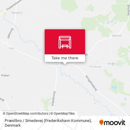 Præstbro / Smedevej (Frederikshavn Kommune) map