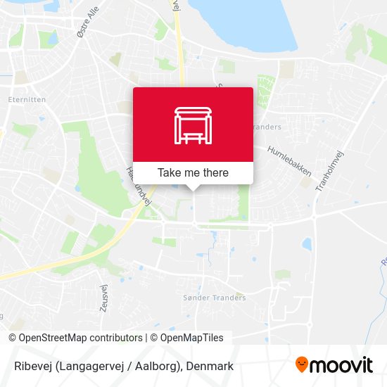 Ribevej (Langagervej / Aalborg) map