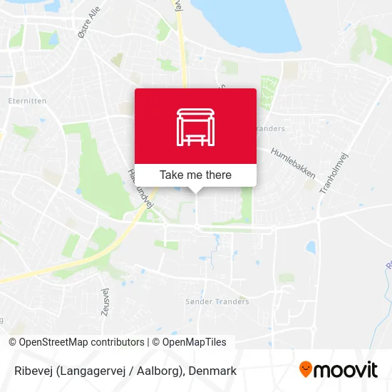 Ribevej (Langagervej / Aalborg) map